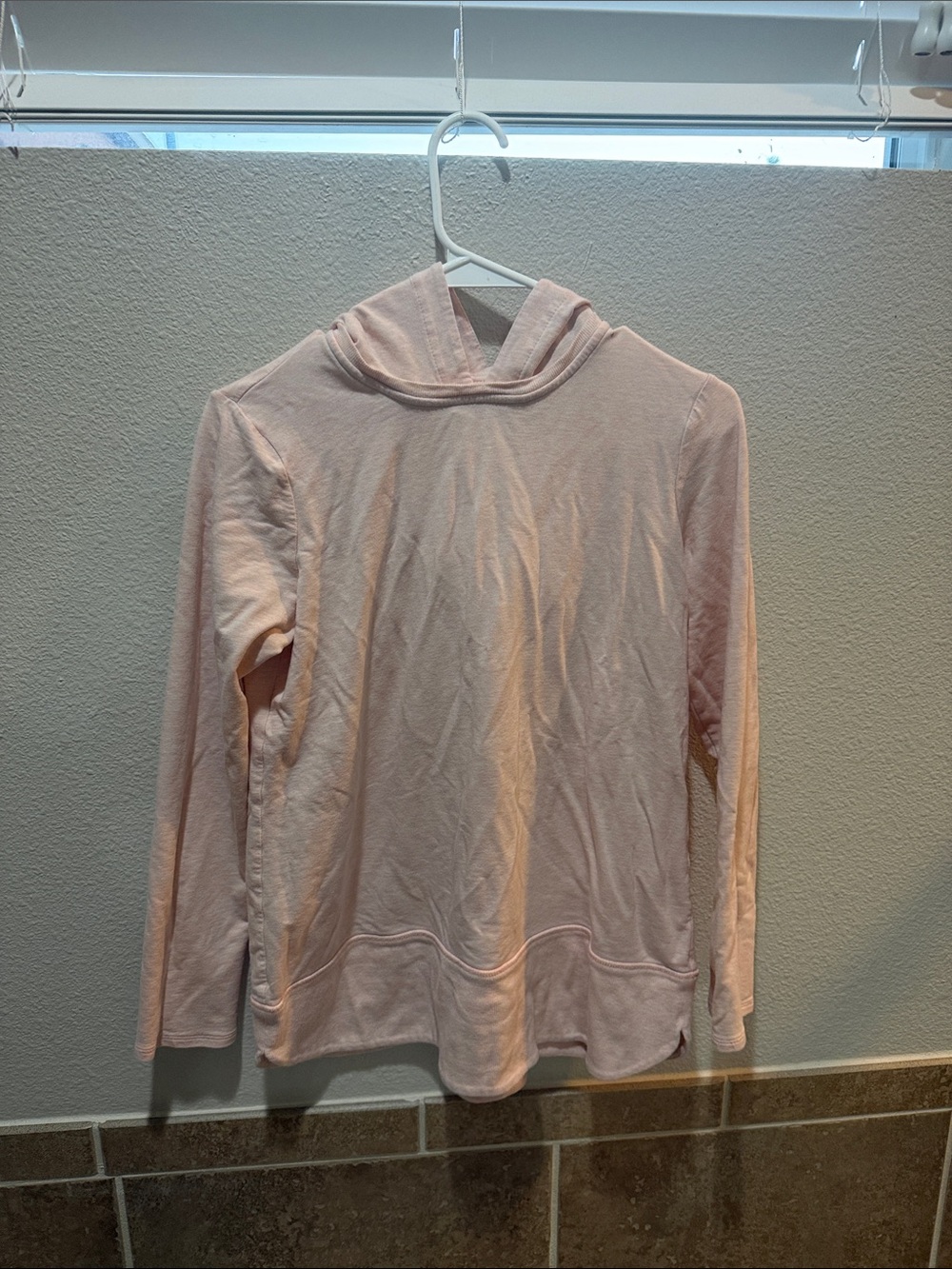 Lightweight Pink Pullover Hoodie for Women